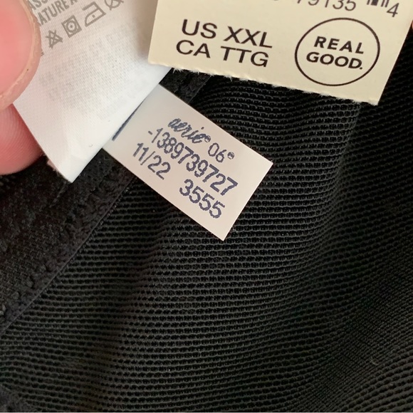 Aerie Black Lace Bralette Bandeau - Picture 4 of 4